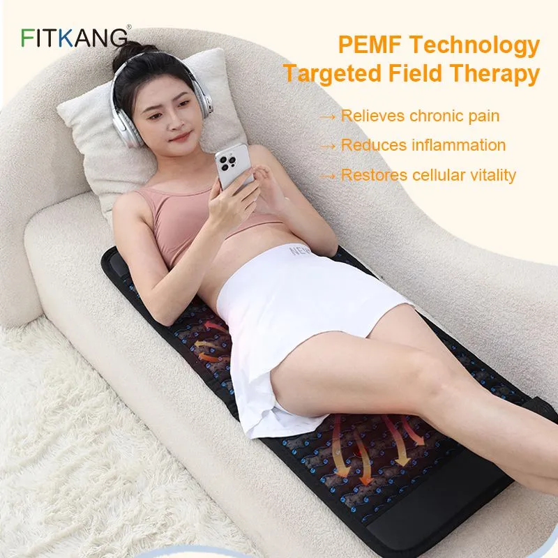 PEMF infrared heating mat without photon light