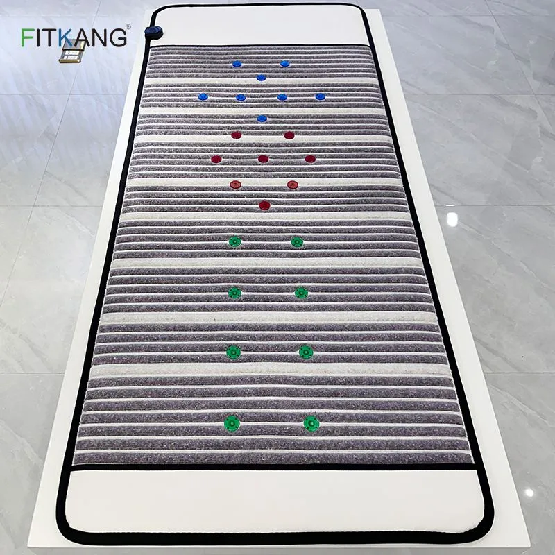 White crystal & amethyst stone mat