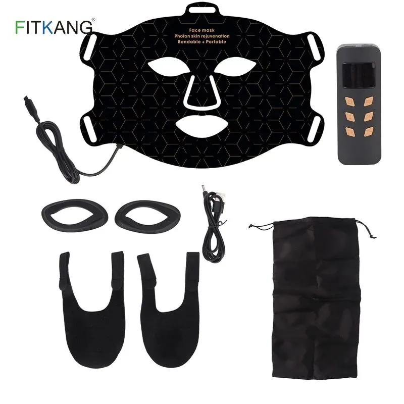 Red light therapy mask & neck set