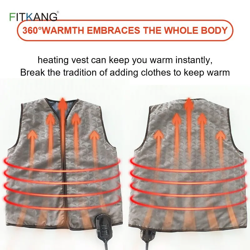 Far infrared heating vest