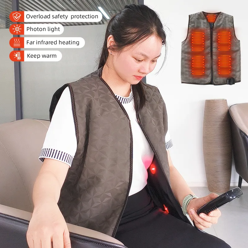 Far infrared heating vest