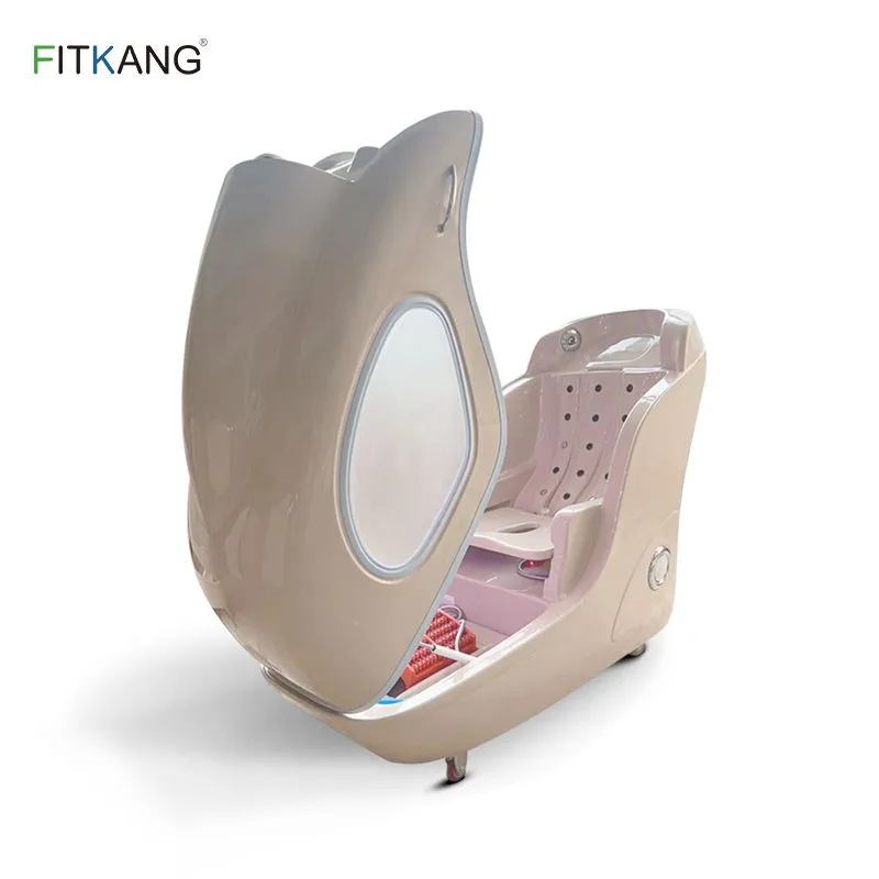 Semi- laying spa capsule