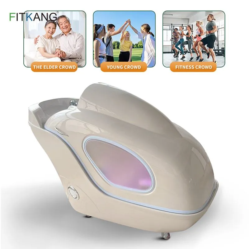 Semi- laying spa capsule
