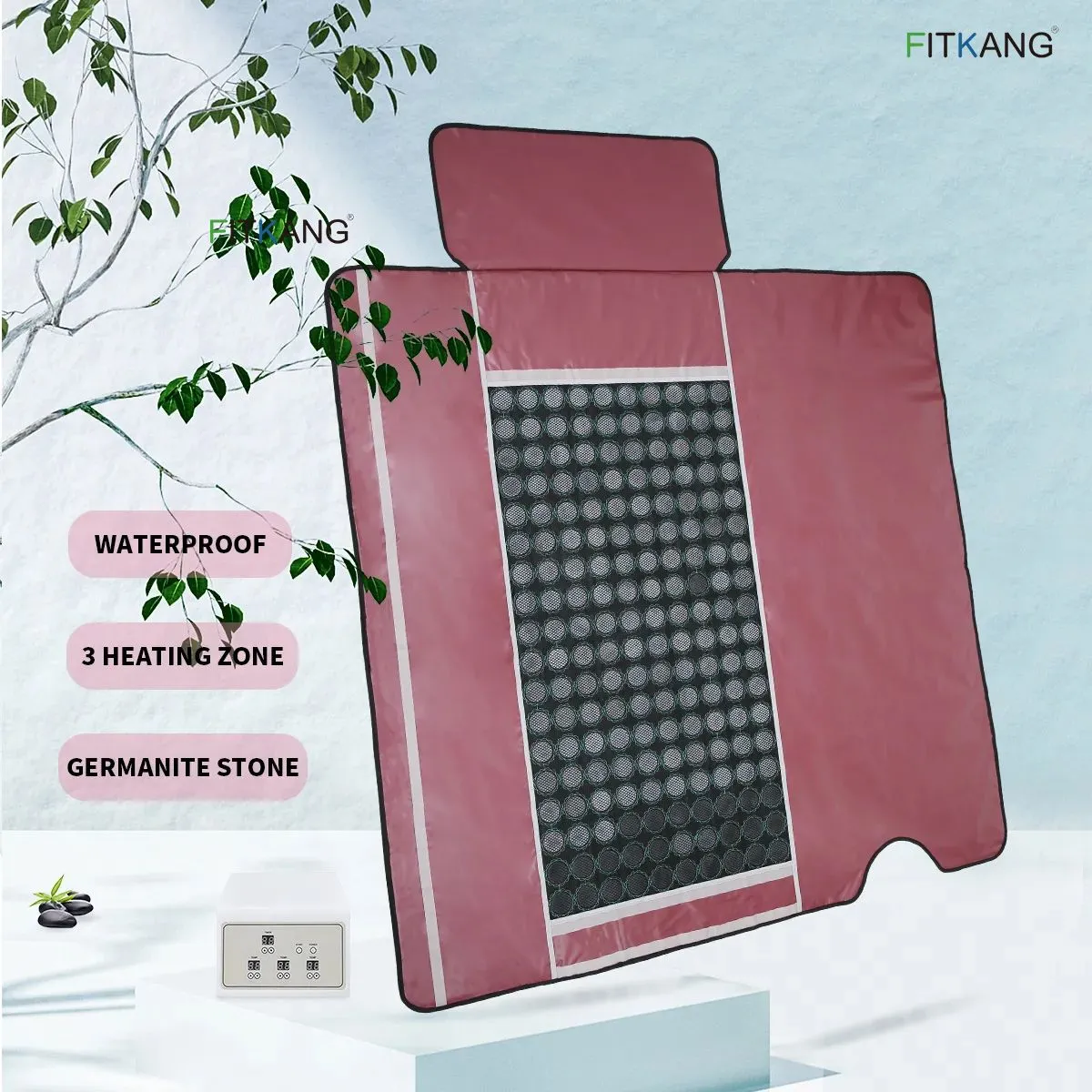 3 Zone Infrared Sauna Blanket with Bian Stones