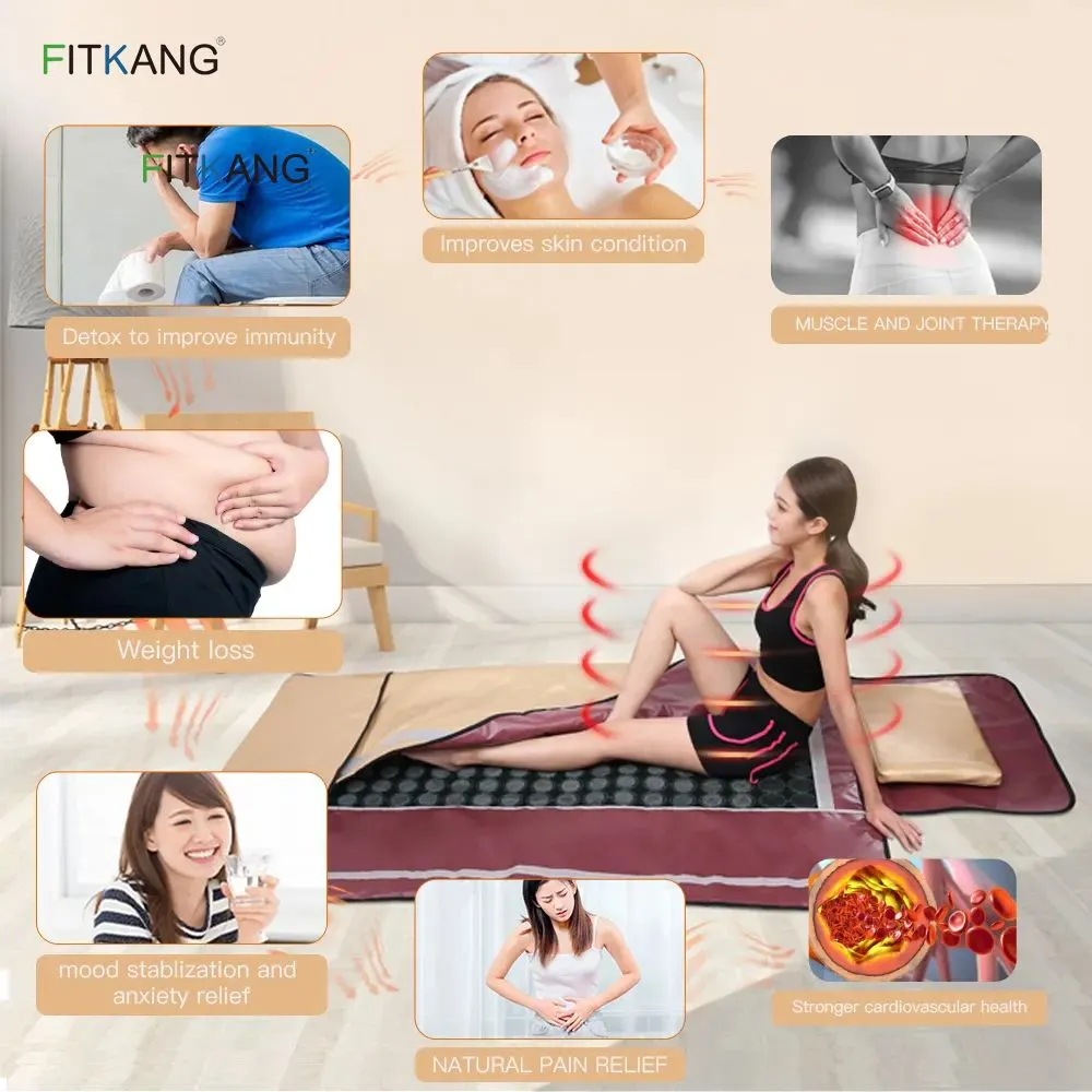 3 zone infrared sauna blanket