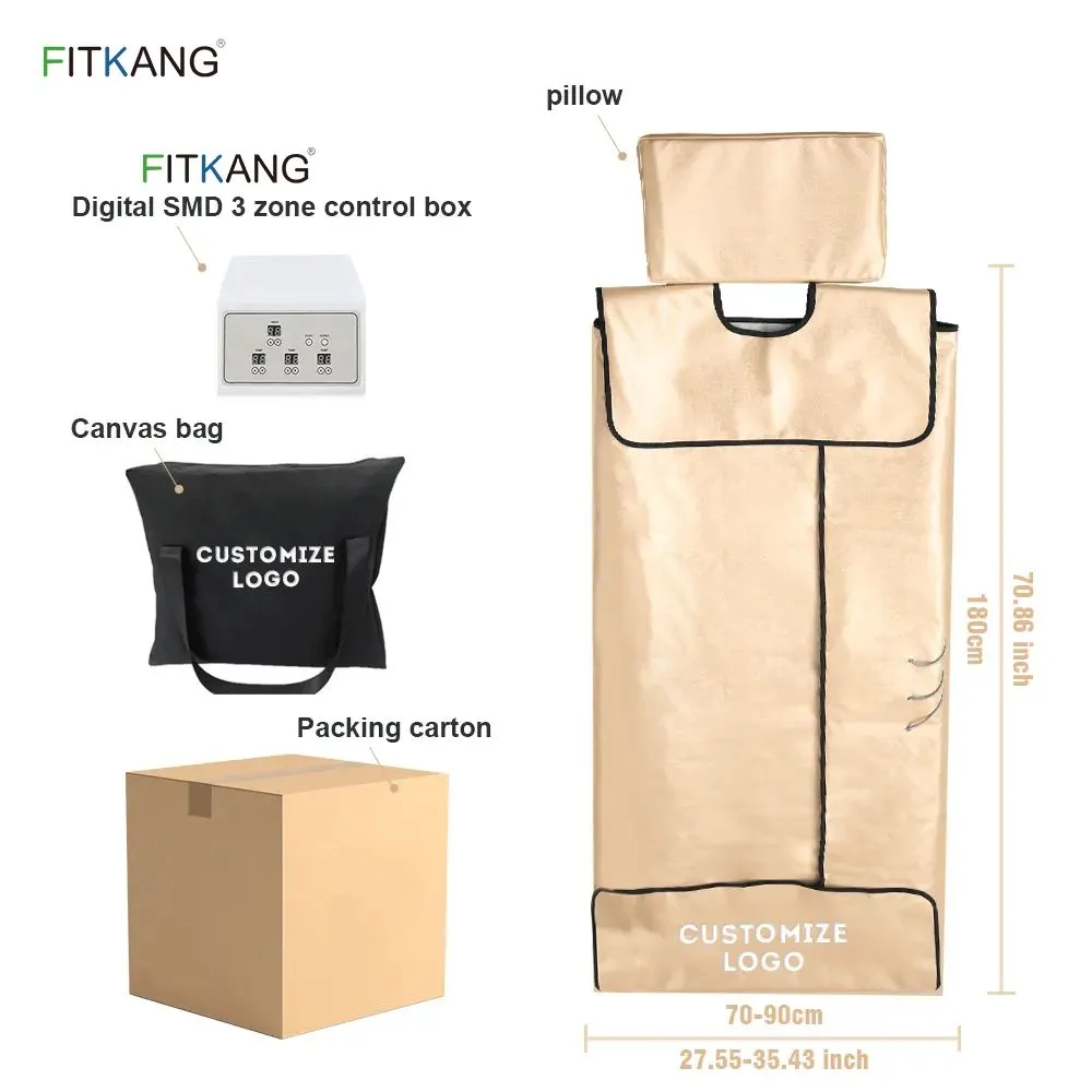 3 zone infrared sauna blanket