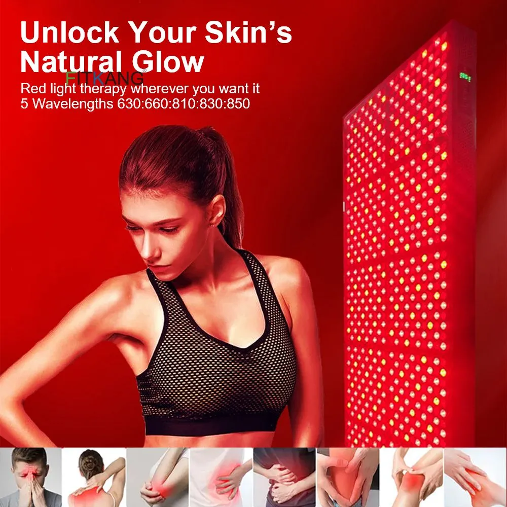 Full Body 5/7/9wave 660 850nm Infrared Led Red Light Therapy Panel for Beauty Salon