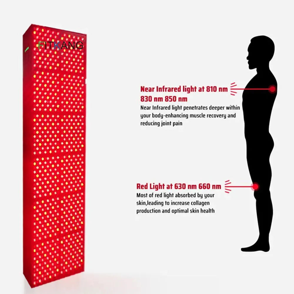 Full Body 5/7/9wave 660 850nm Infrared Led Red Light Therapy Panel for Beauty Salon