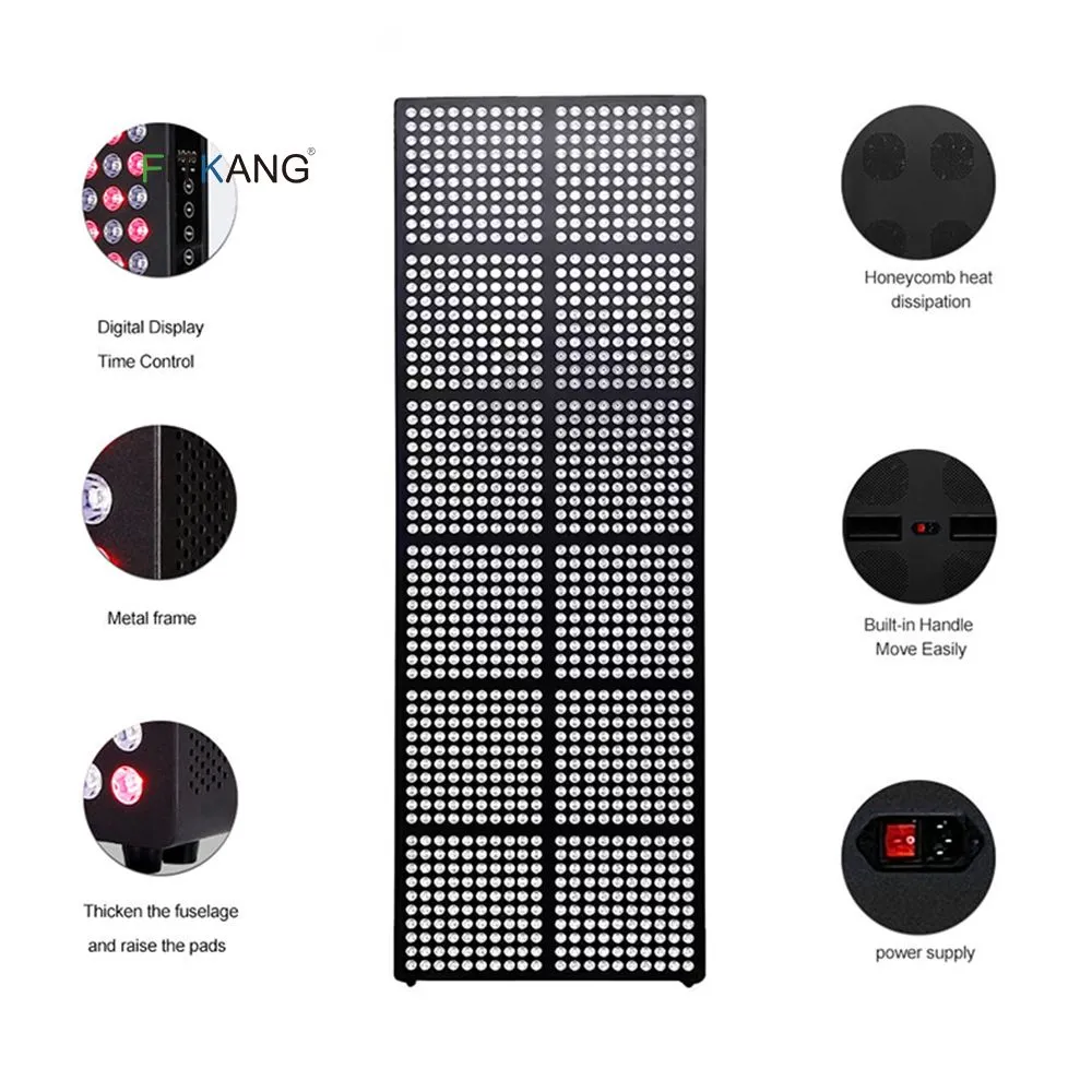 Full Body 5/7/9wave 660 850nm Infrared Led Red Light Therapy Panel for Beauty Salon