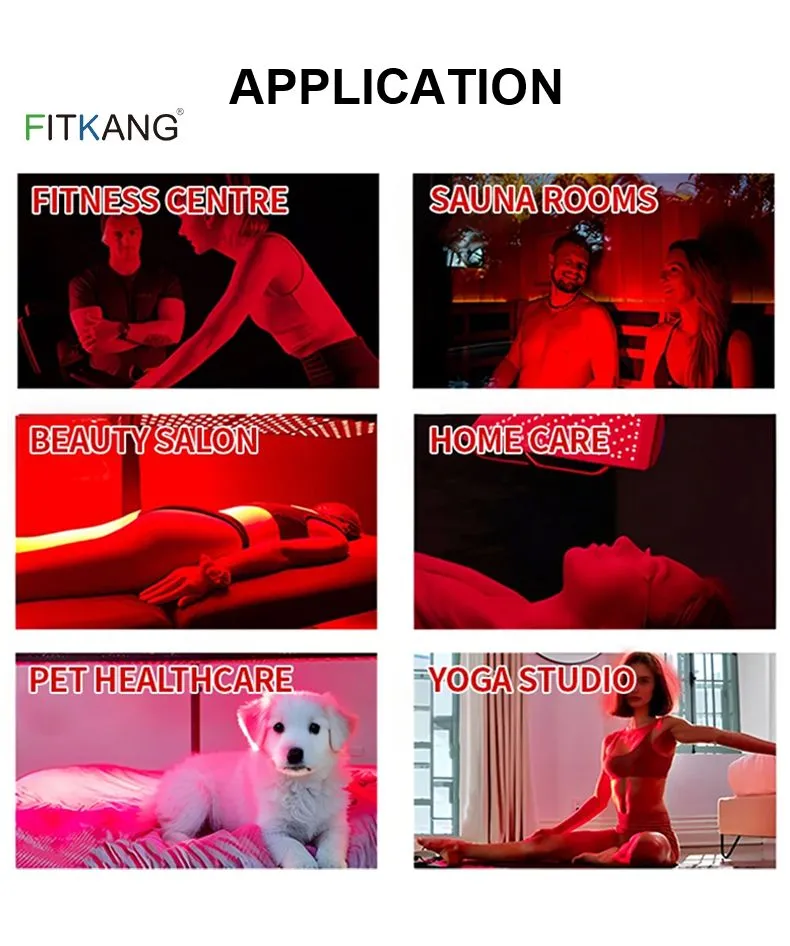 Full Body 5/7/9wave 660 850nm Infrared Led Red Light Therapy Panel for Beauty Salon
