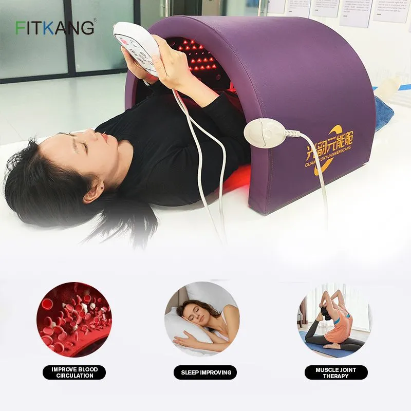 1 zone 660nm&850nm red light therapy mini infrared sauna dome