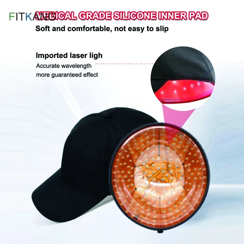 650nm Red Light Therapy Cap Hair Regrowth Laser Hair Growth Hat Helmet