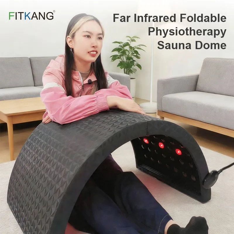Foldable sauna cabin infrared sauna dome