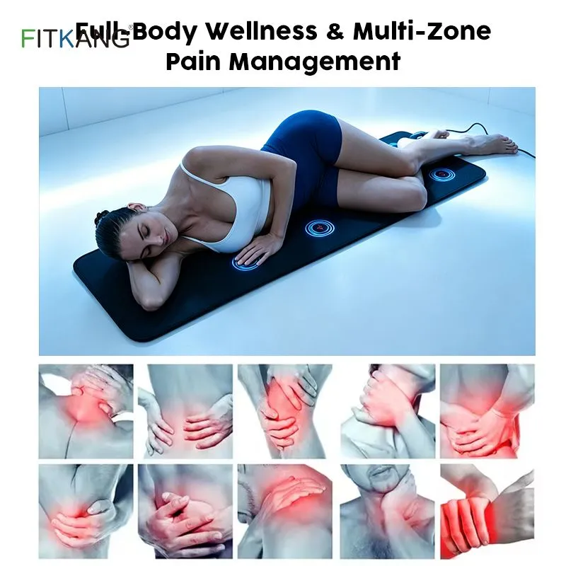8 Coils Full Body PEMF Therapy Mat for Pain Relief, Cellular Energy & Circulation Boost