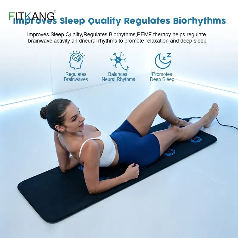 8 Coils Full Body PEMF Therapy Mat for Pain Relief, Cellular Energy & Circulation Boost